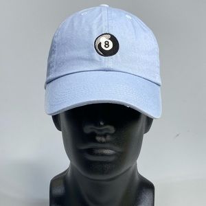 ALIAS 8 BALL  STRAPBACK BABY BLUE DAD HAT